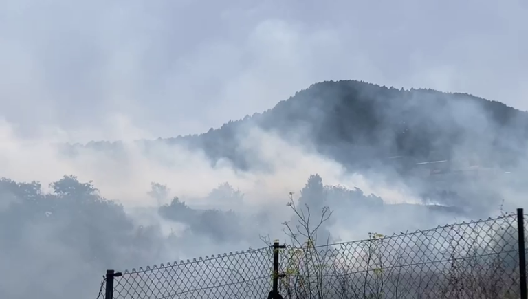 Extinguido el conato de incendio declarado en La Esperanza