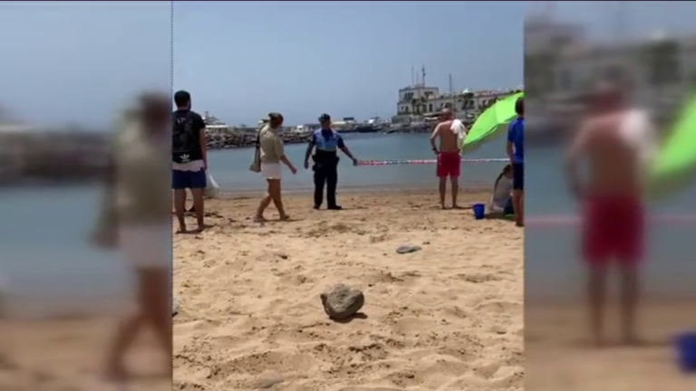 Cierran al baño la playa de Mogán tras detectar bacterias fecales