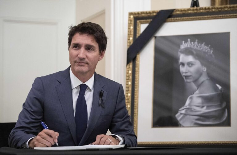 Trudeau declara día festivo el 19 de septiembre en Canadá por el funeral de Isabel II