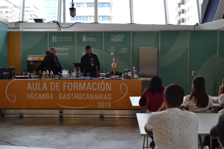 Hecansa desarrolla en GastroCanarias 2022 más de una quincena de actividades formativas con producto local
