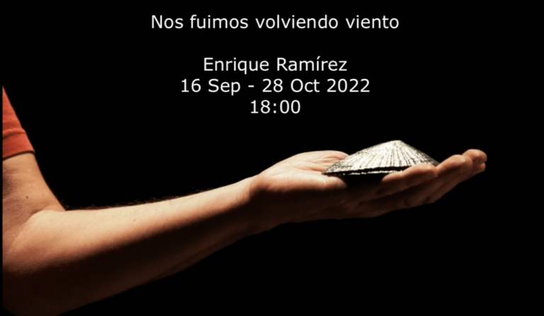 Enrique Ramírez: «La tierra es la que se aísla, es el mar el que nos une a otros lugares»