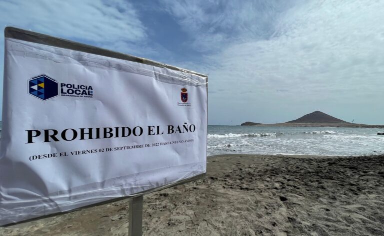 La playa de La Tejita, apta de nuevo para el baño