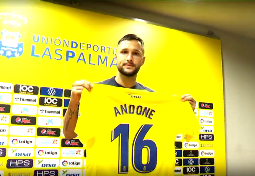 Florin Andone confía en aportar «muchas cosas» a la UD Las Palmas