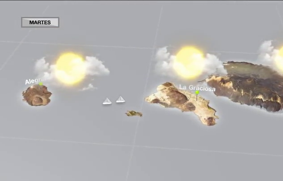 Nubes en el norte y temperaturas con pocos cambios o ligero descenso
