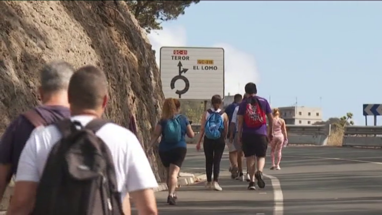 Los peregrinos a Teror ya se ponen en marcha