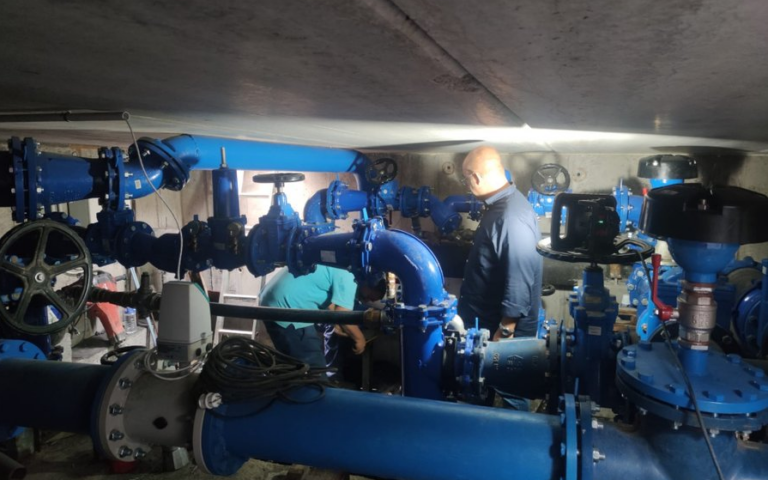 El servicio de agua de Puerto Naos y La Bombilla ya está listo para su reactivación