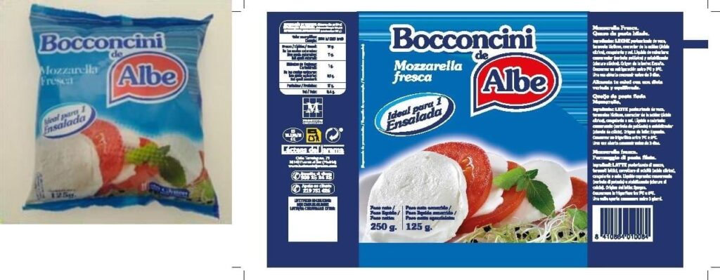 Consumo retira un lote de mozzarella fresca por la presencia de toxina estafilocócica