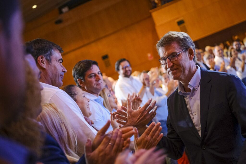 Feijóo en Gran Canaria. Efe