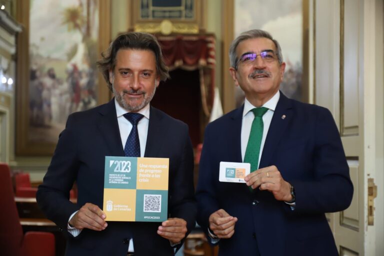 El proyecto de ley de Presupuestos de Canarias llega al Parlamento