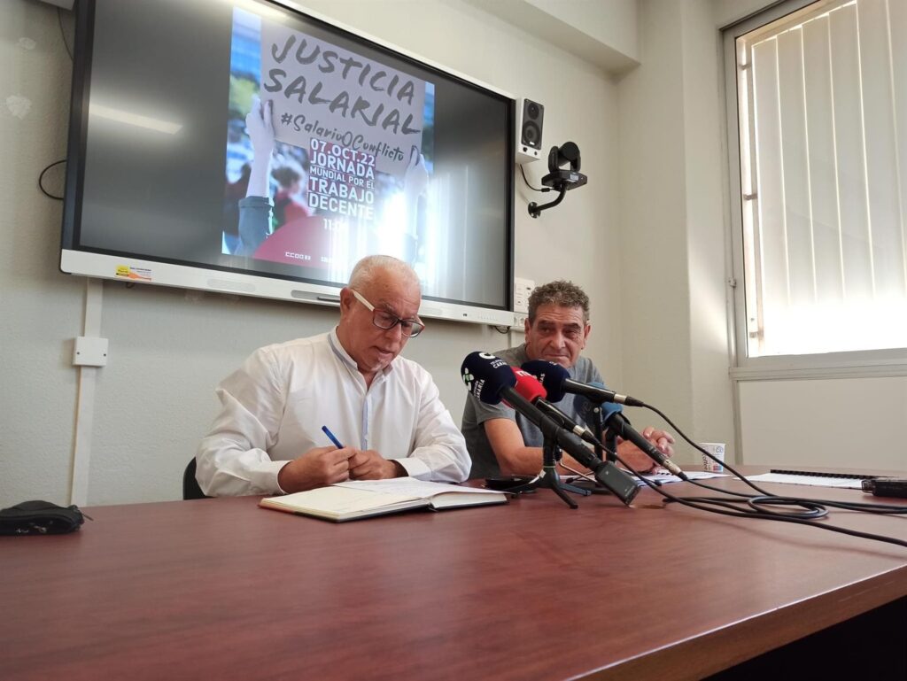 UGT y CCOO se movilizarán para exigir una subida de los salarios