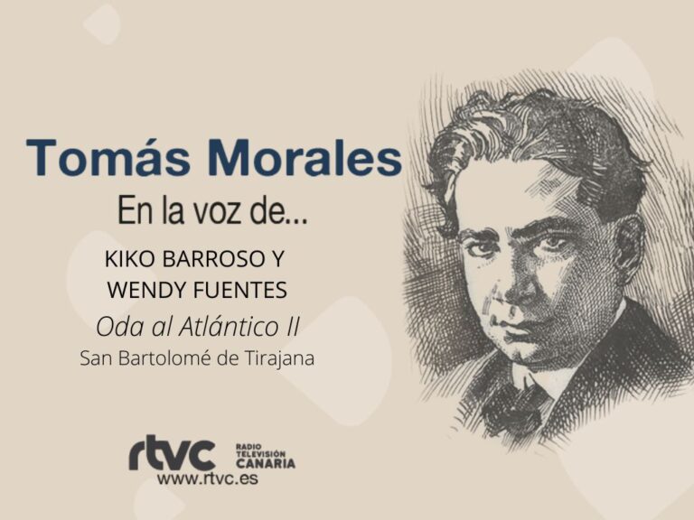 Poema de Tomás Morales «Oda al Atlántico II»