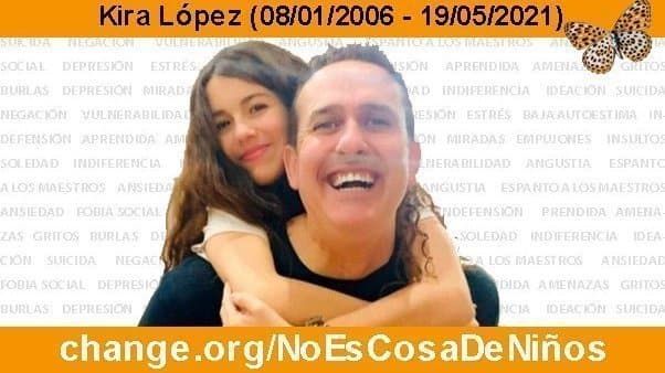 Los padres de Kira López piden un protocolo nacional contra el acoso escolar
