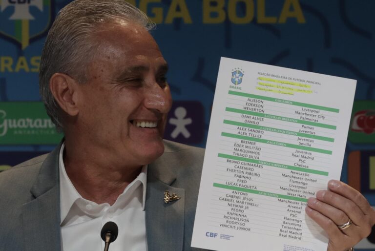 La selección de Brasil ya conoce a los jugadores que buscarán el título en Qatar