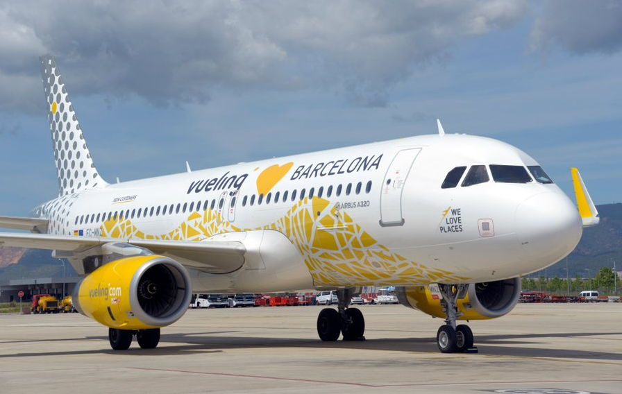 Imagen de archivo de un avión de la aerolínea Vueling