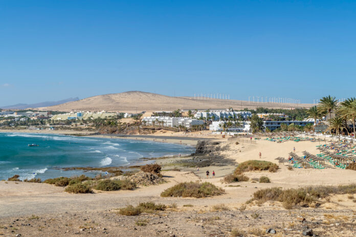Playa de Costa Calma en Fuerteventura