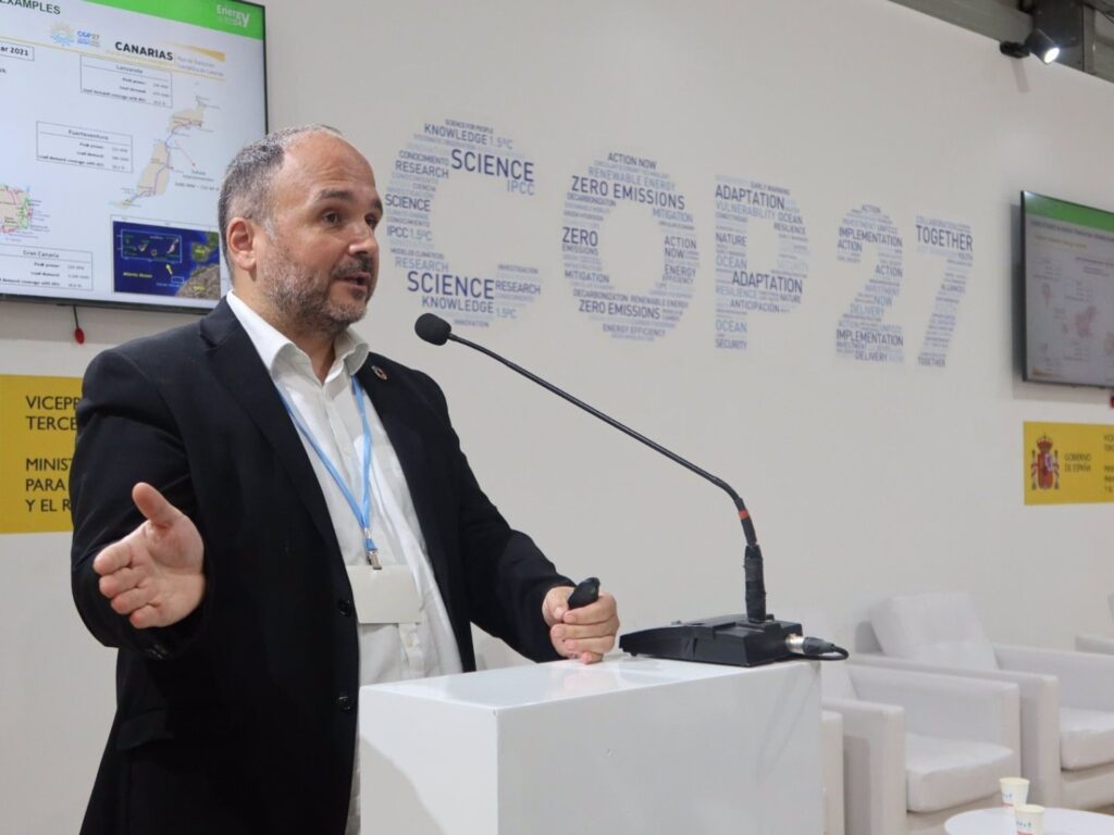 Canarias expone en la 'Cumbre del Clima' su estrategia como territorio neutro de emisiones 2040