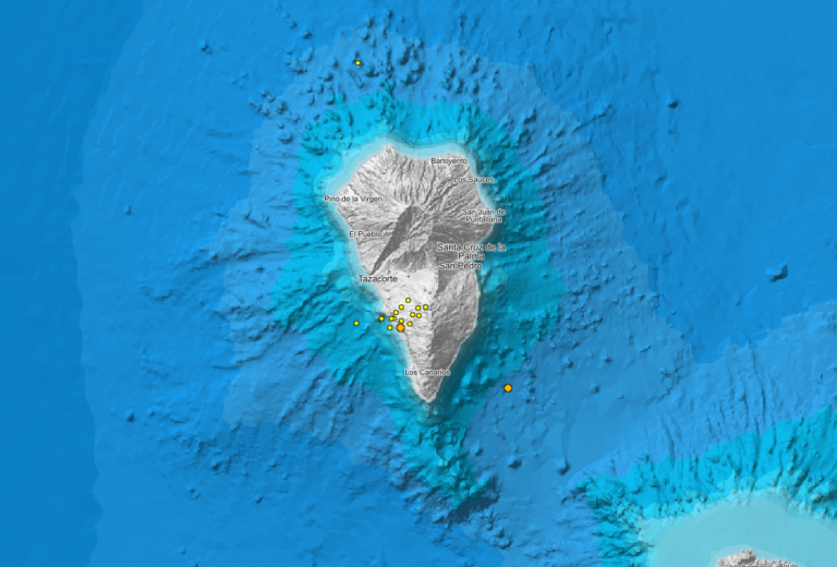 El IGN detecta un terremoto al este de Gran Canaria