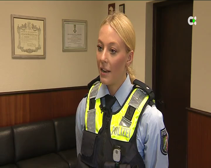 Policía alemana en el Puerto de La Cruz