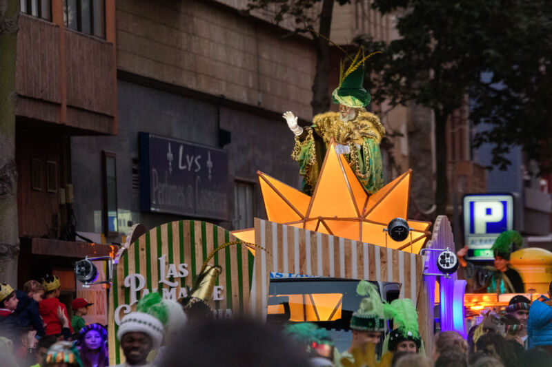 Los Reyes Magos llegan a Las Palmas de Gran Canaria sin restricciones