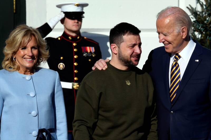 Biden recibe a Zelenski en la Casa Blanca