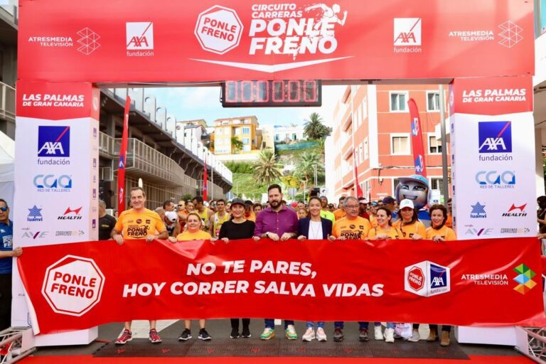 Más de 800 personas participan en la carrera ‘Ponle Freno’ en Las Palmas