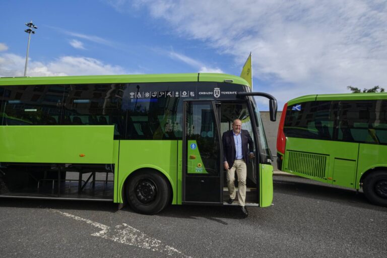 Refuerzo en el transporte público del sur de Tenerife al área metropolitana