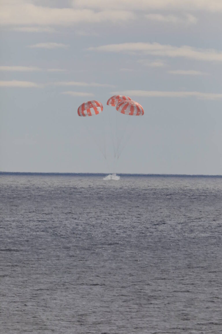 Fin de la misión espacial Artemis 1