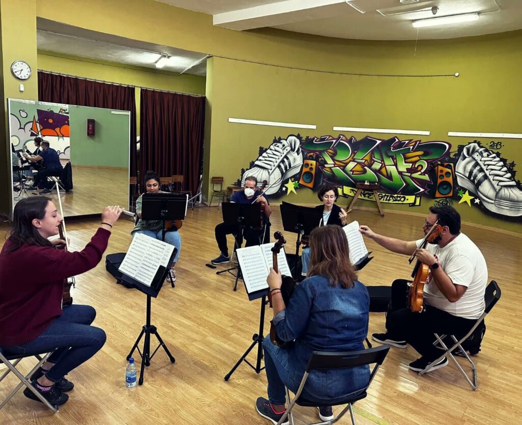 Partitura de una orquesta única