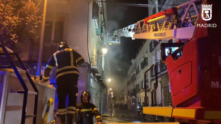 Incendio sin heridos en Vallecas