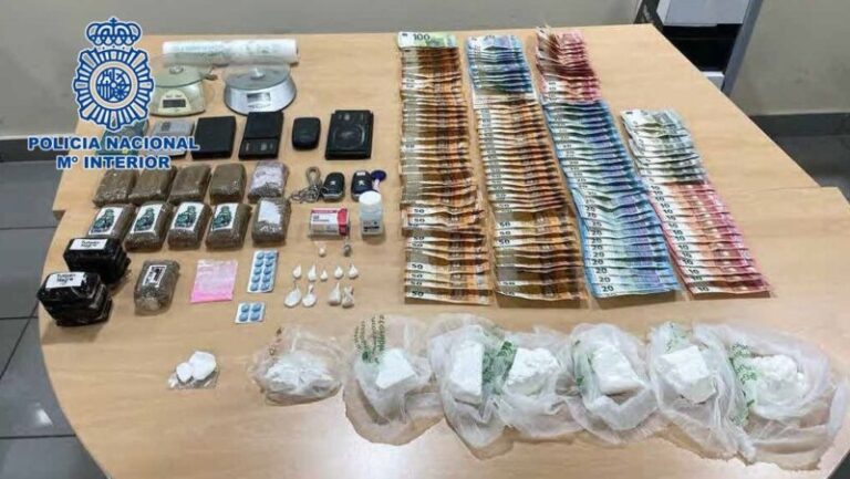 Ocho detenidos por tráfico de drogas en el barrio de Las Huesas de Telde