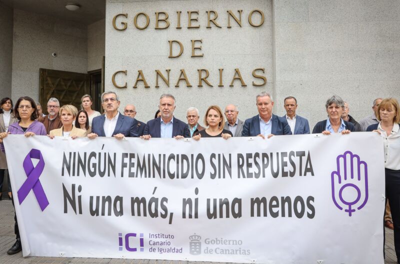 Actos de repulsa por el último asesinato machista en Adeje