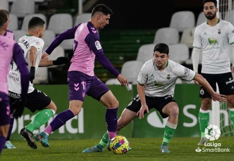 1-1. Reparto de puntos entre el CD Tenerife y el Racing de Santander