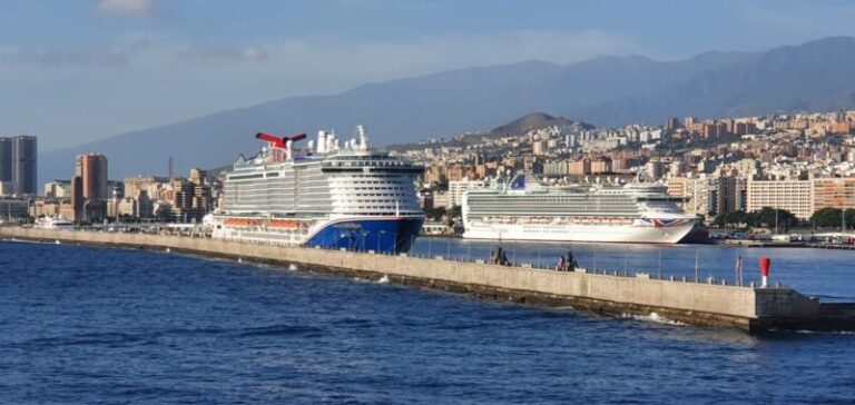 Más de 8.000 cruceristas desembarcarán este martes en el Puerto de Santa Cruz de Tenerife
