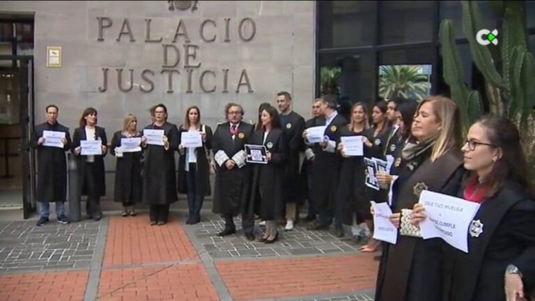 Huelga indefinida de los letrados de la Administración de Justicia en Canarias