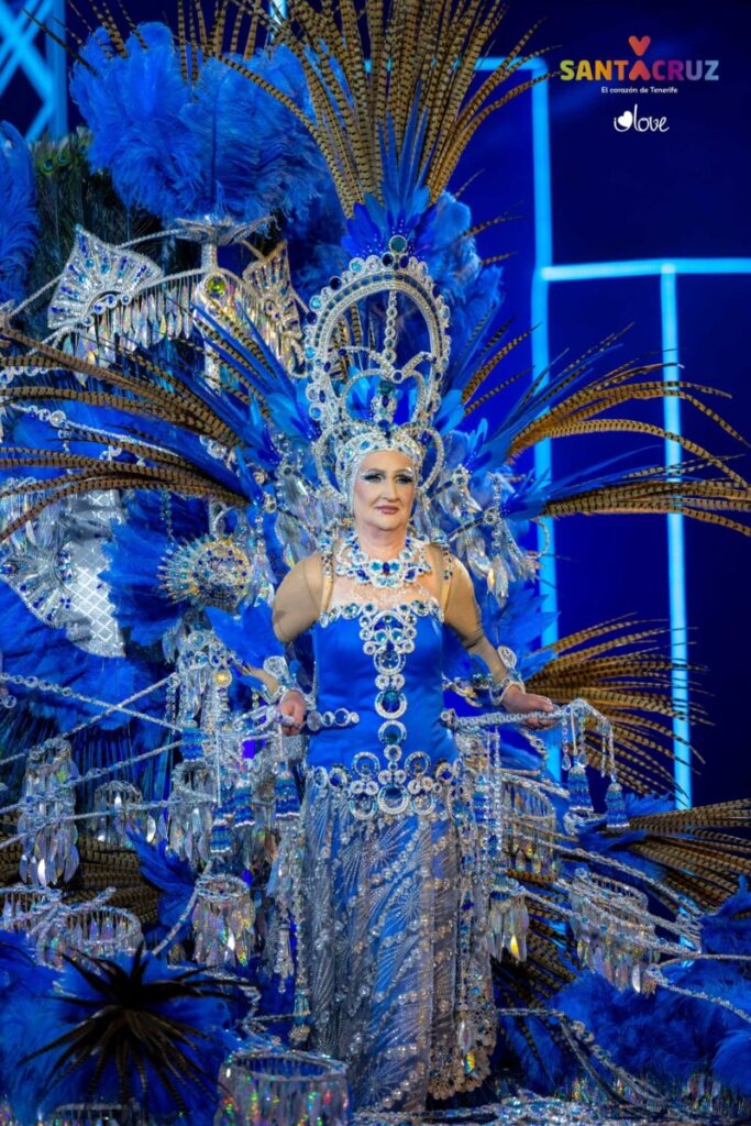 América González González, Reina de los Mayores del Carnaval de Santa Cruz de Tenerife