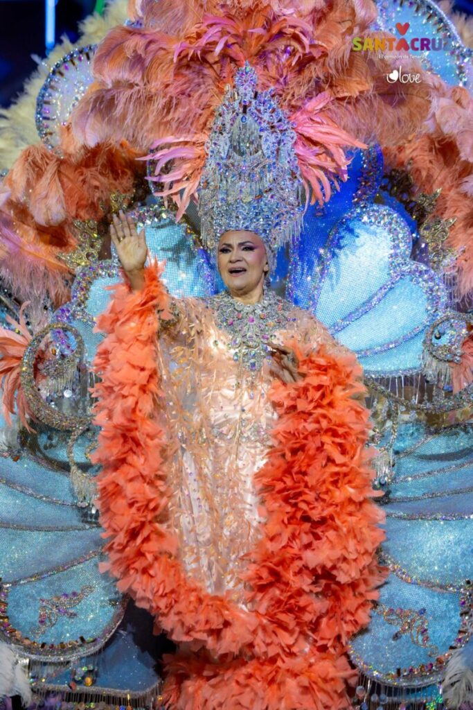 América González González, Reina de los Mayores del Carnaval de Santa Cruz de Tenerife