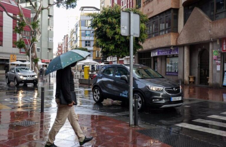 Una DANA dejará chubascos, que pueden ser fuertes en La Palma, y probabilidad de nevadas