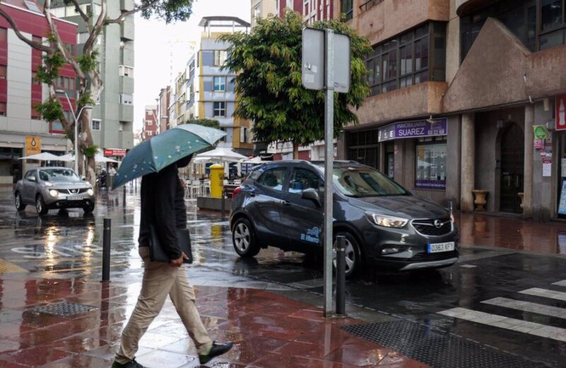 Una DANA dejará chubascos, que pueden ser fuertes en La Palma