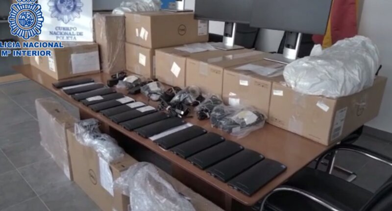 Detenido el responsable de Informática de un colegio por sustraer 28 equipos informáticos en Las Palmas de Gran Canaria