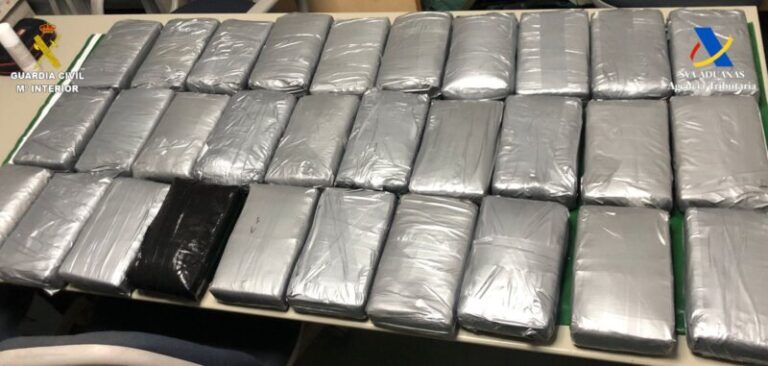 Intervenidos más de 40 kilos de cocaína sumergidos en el casco de un buque