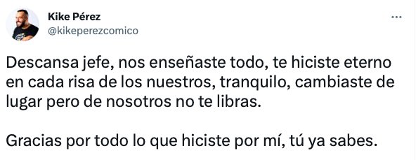 Despedida a Manolo Vieira