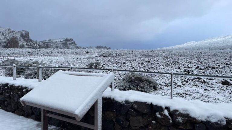 Abiertas las carreteras de acceso a las cumbres para quienes deseen disfrutar de una estampa invernal
