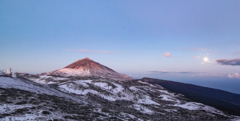 Las nevadas en El Teide, las más escasas de los últimos 30 años