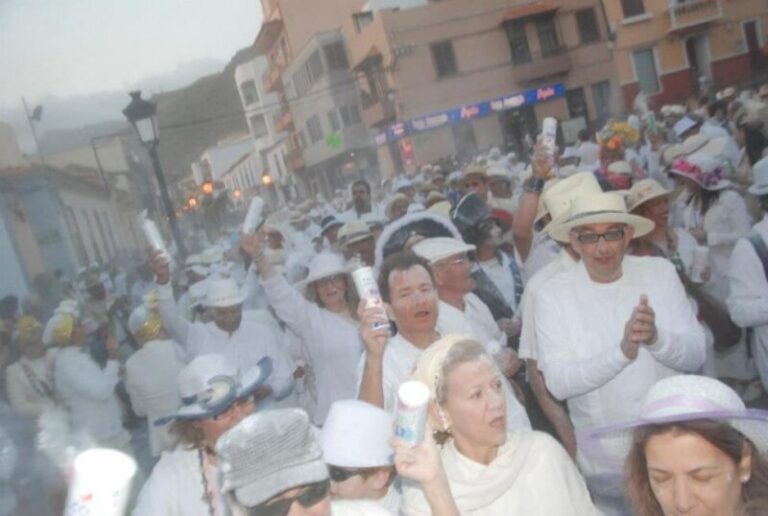 San Sebastián celebra la fiesta de ‘Los polvos de talco y añil’