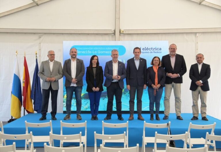 Se inician las obras del enlace eléctrico submarino entre Tenerife y La Gomera