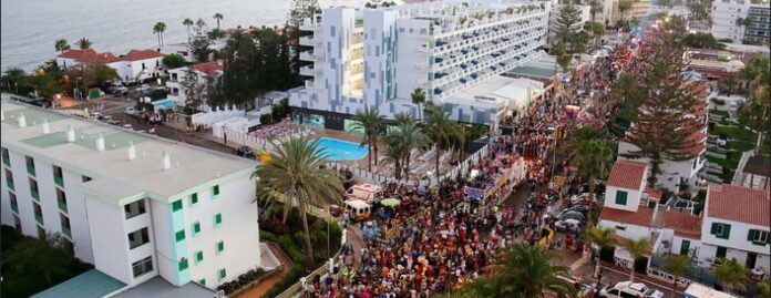 Imagen de archivo de la Gran Cabalgata del Carnaval Internacional de Maspalomas