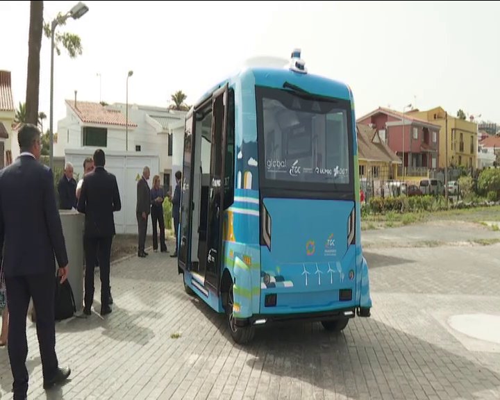 En tres meses el campus de Tafira contará con una guagua autónoma y 100% eléctrica