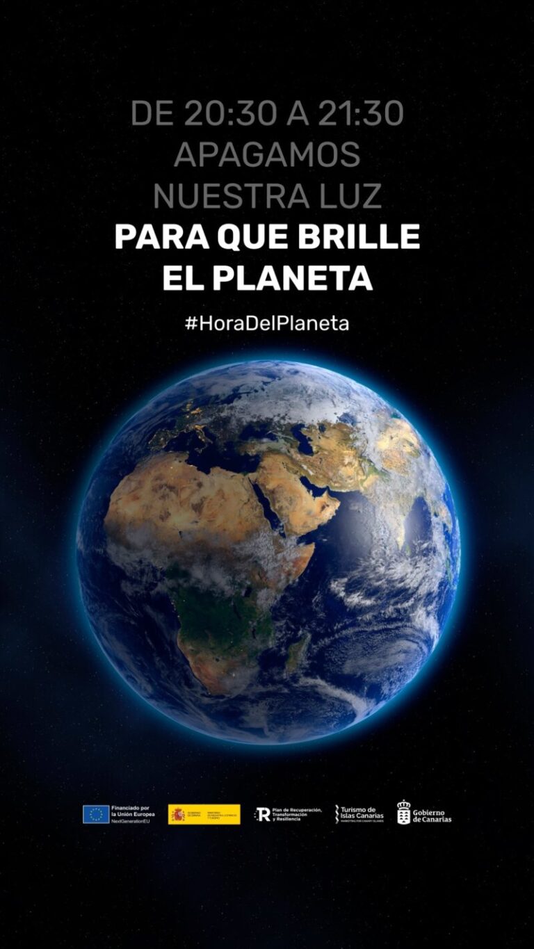 Turismo de Canarias realiza un ‘apagón digital’ de su web y redes sociales por la Hora del Planeta