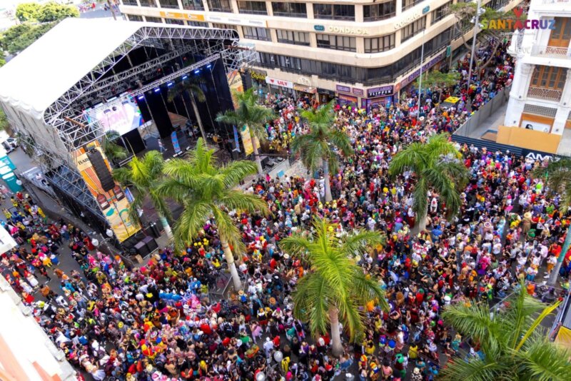 Imagen de archivo del Carnaval de Dí de Santa Cruz de Tenerife. Lo más leído 2023