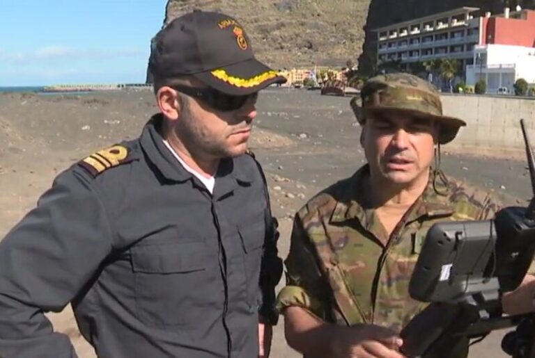 Analizan el litoral de La Palma tras la erupción volcánica